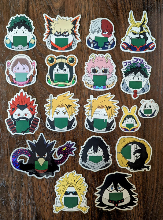 Personal Hero School Stickers: Individuals and Sets