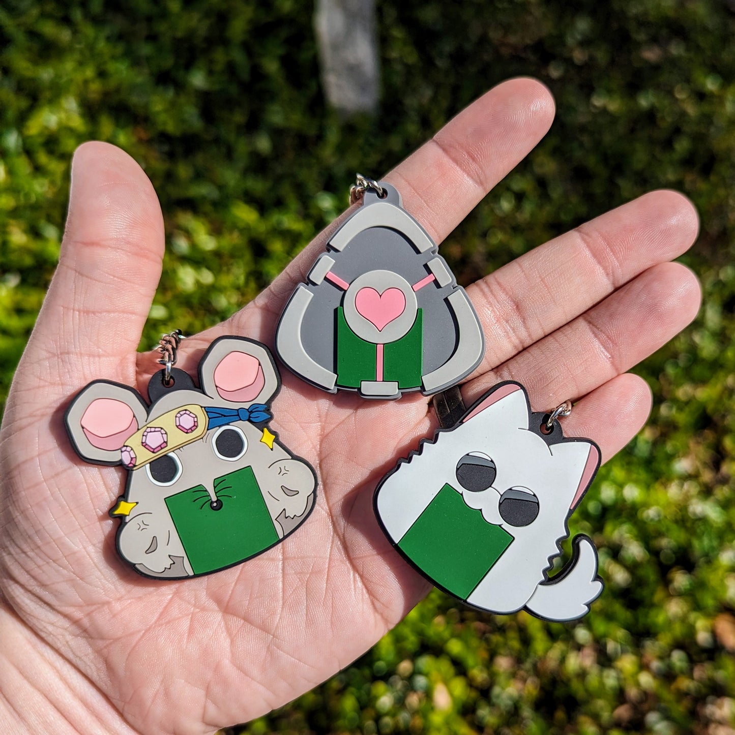 PVC Keychains / Charms (2") (multiple designs)
