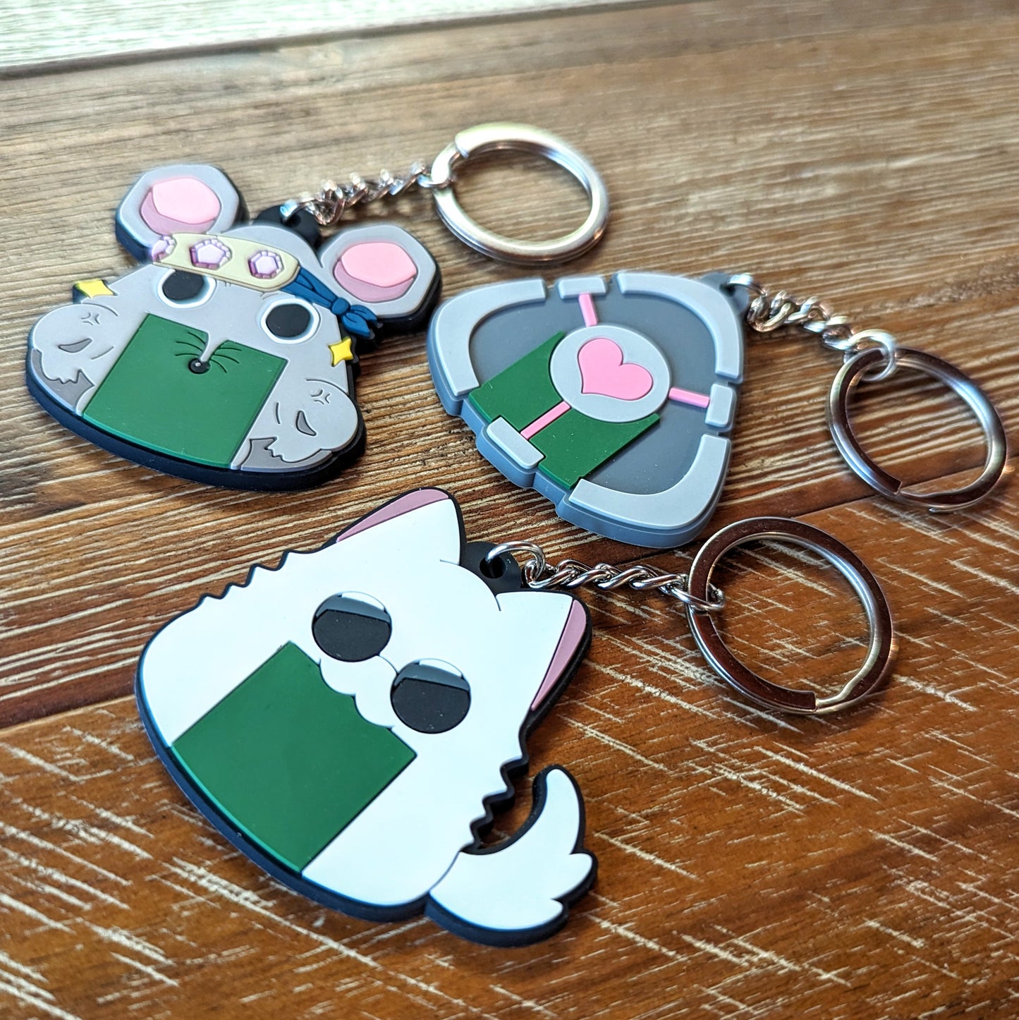 PVC Keychains / Charms (2") (multiple designs)