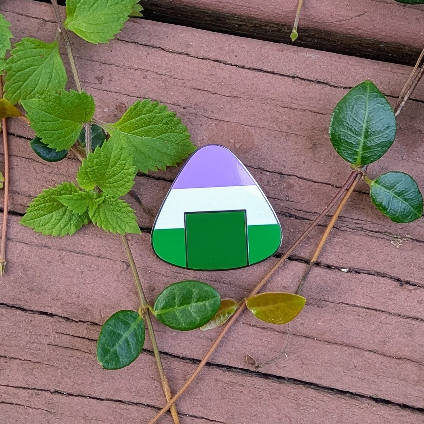Pride Onigiri Enamel Pins (multiple designs)