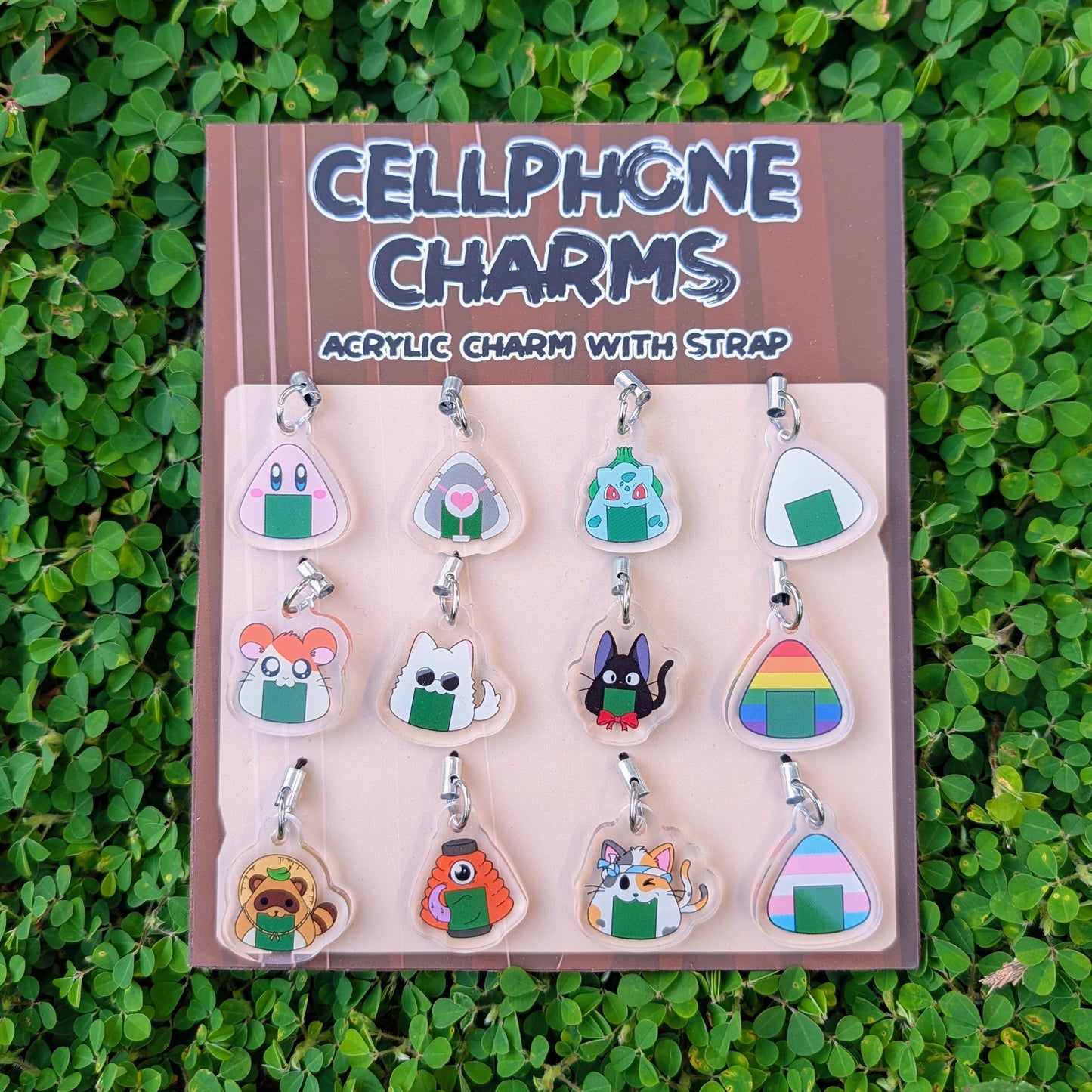 Acrylic Cellphone Charms (1") (multiple designs)