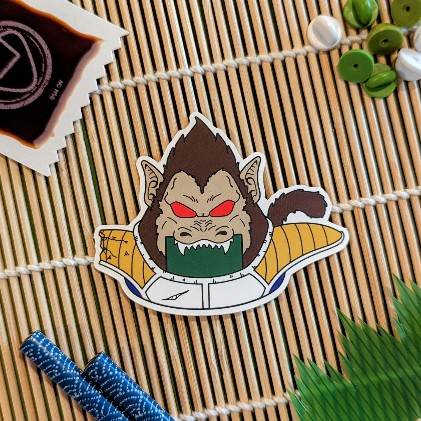 Cosplay Onigiri Villains: Vinyl Stickers