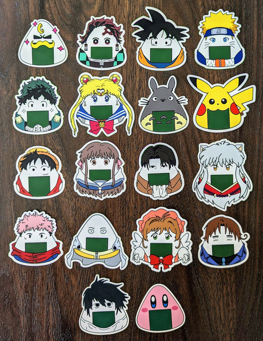 Cosplay Onigiri Heroes: Vinyl Stickers