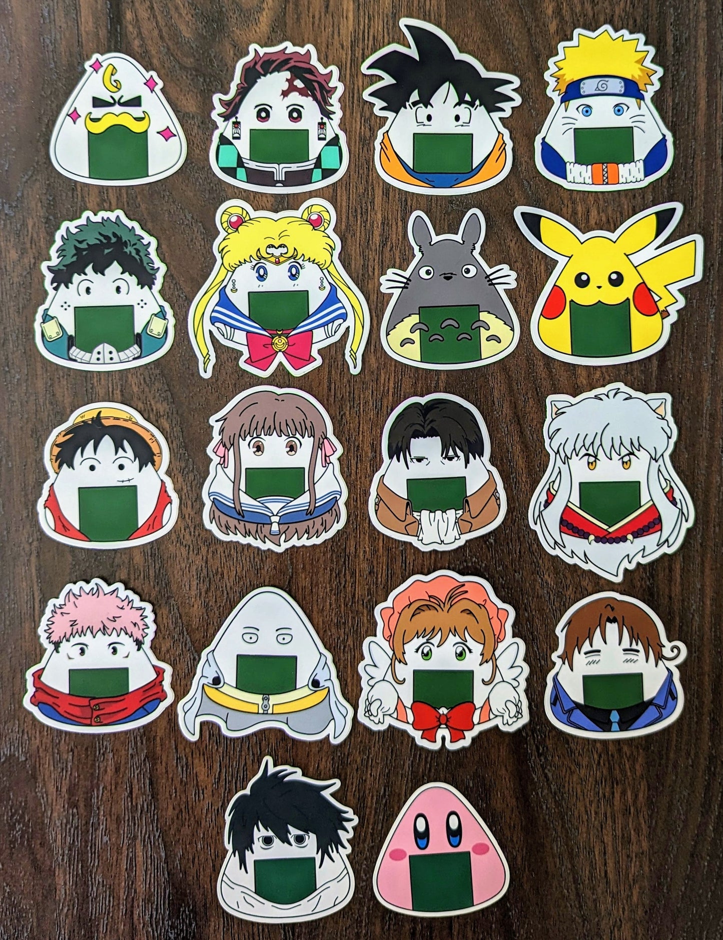 Cosplay Onigiri Heroes: Vinyl Stickers
