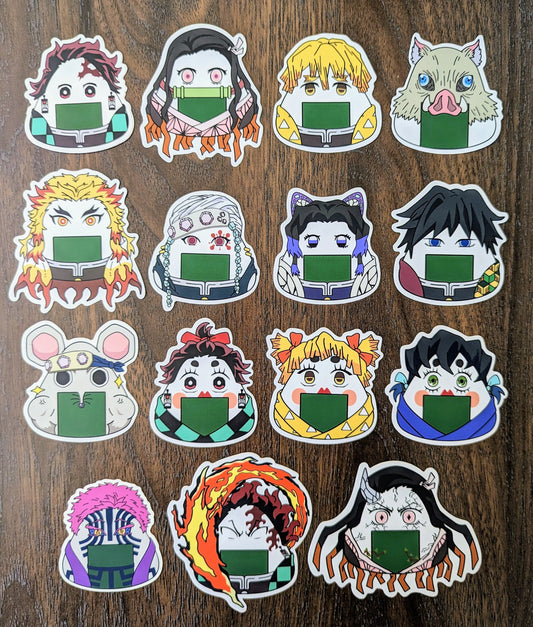 Oni Slicer Stickers: Individuals & Sets