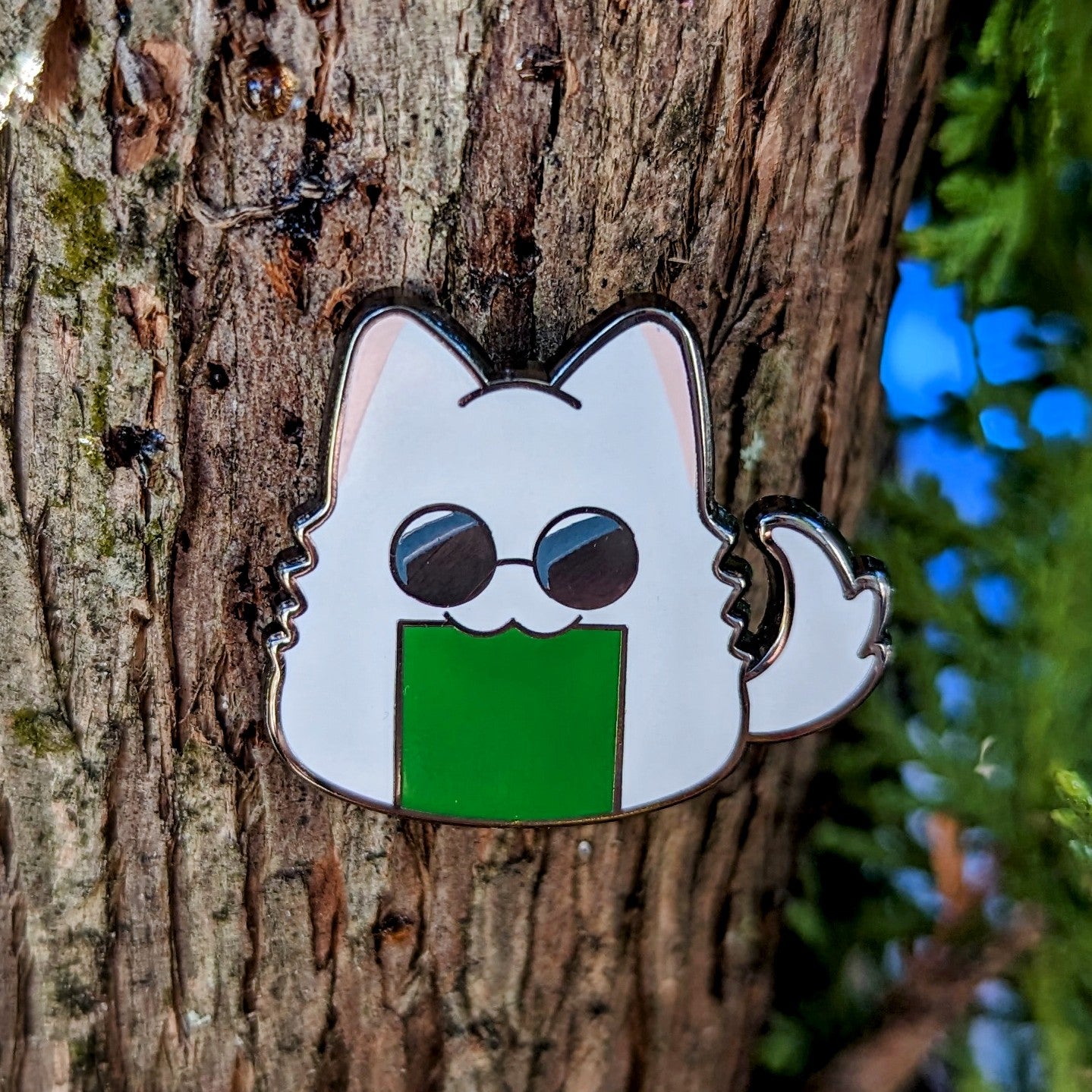 Cat Sensei Onigiri - Mini-Pin - Limited Edition