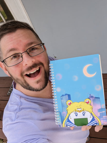 Reusable Sticker Book - Moon Guardian Peeker