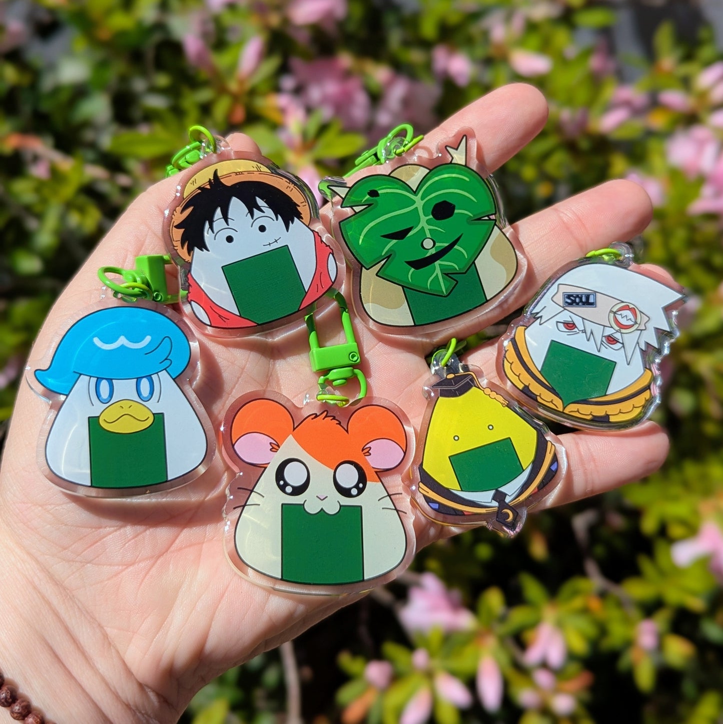 Acrylic Charms / Keychains (2") (multiple designs)