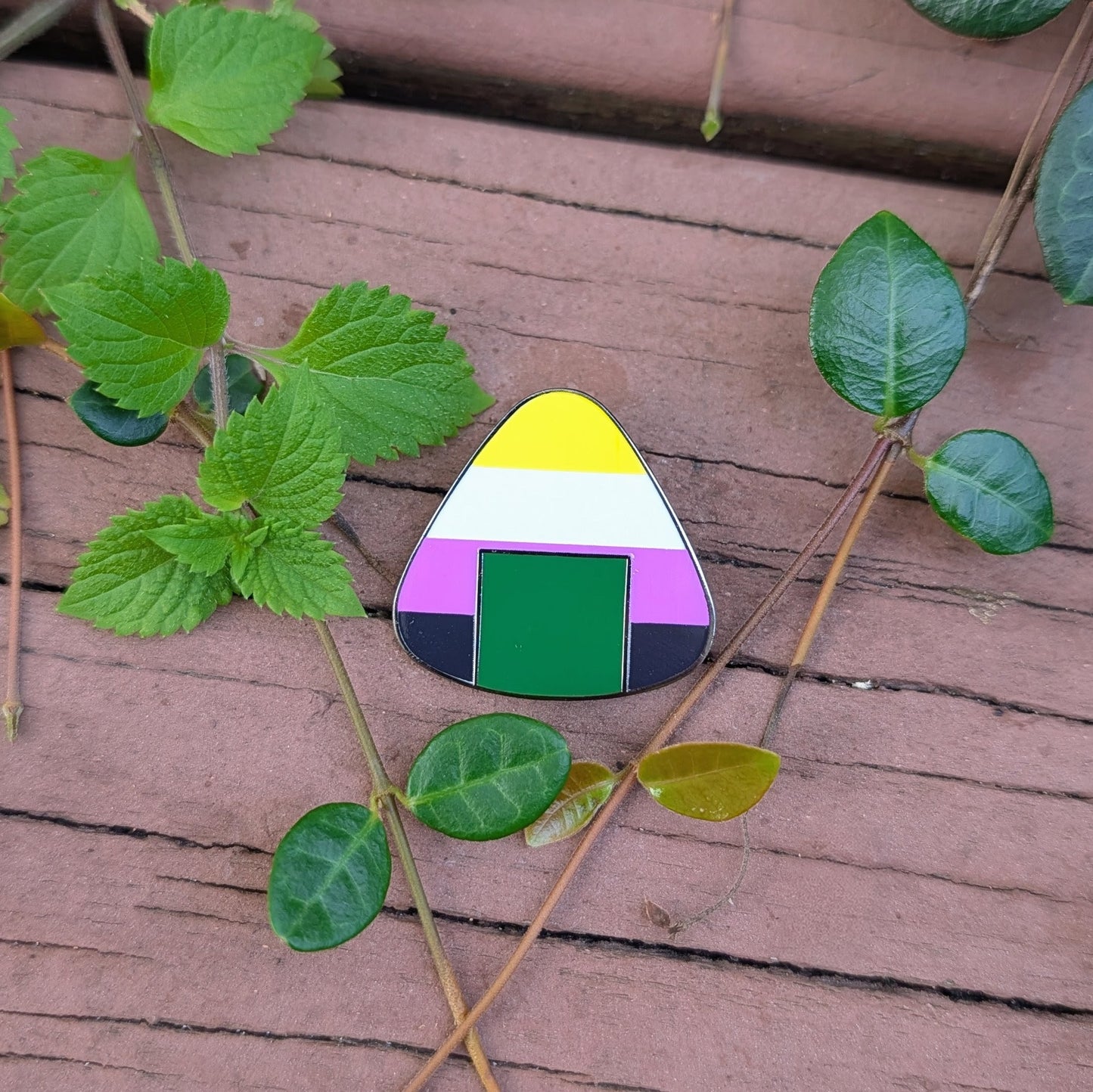 Pride Onigiri Enamel Pins (multiple designs)