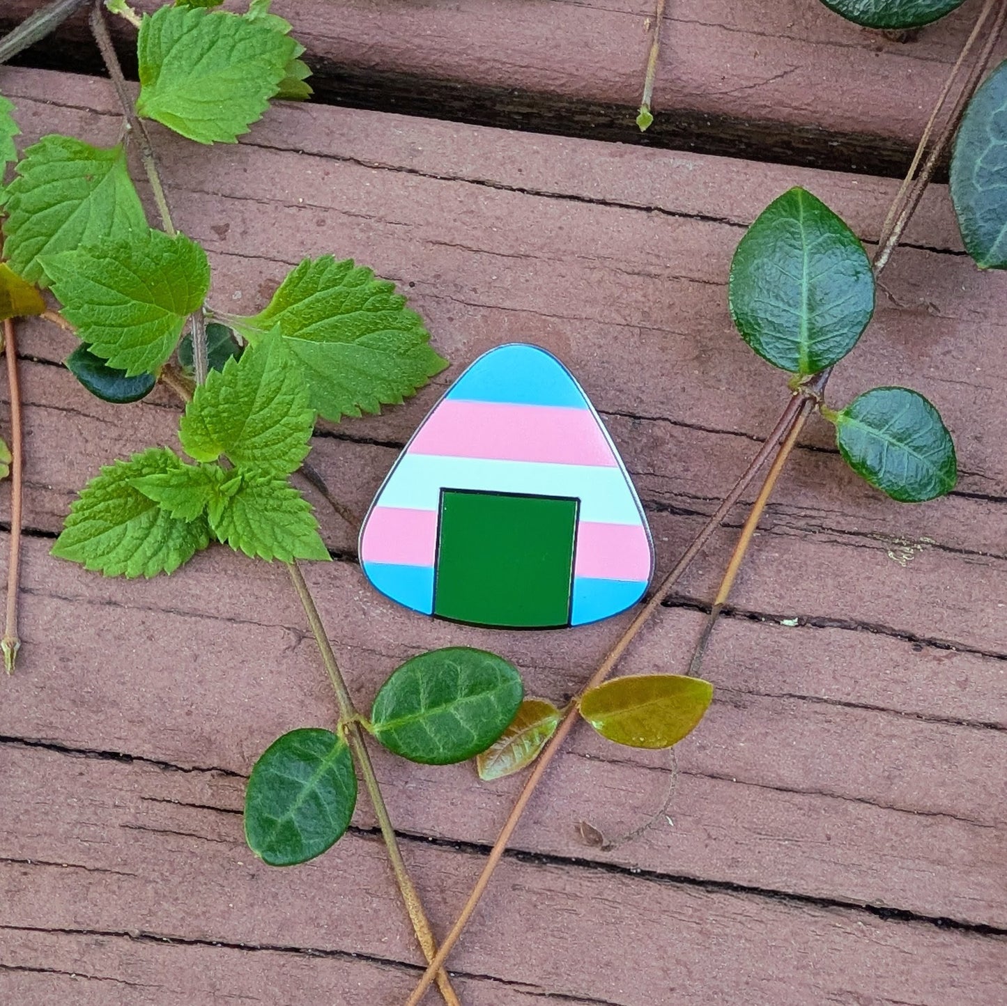 Pride Onigiri Enamel Pins (multiple designs)