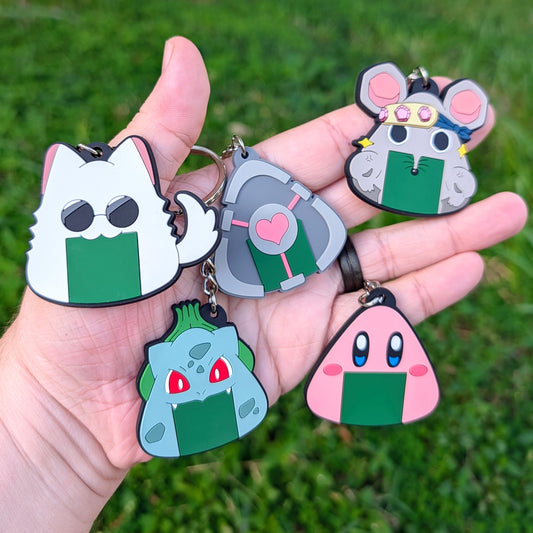 PVC Keychains / Charms (2") (multiple designs)