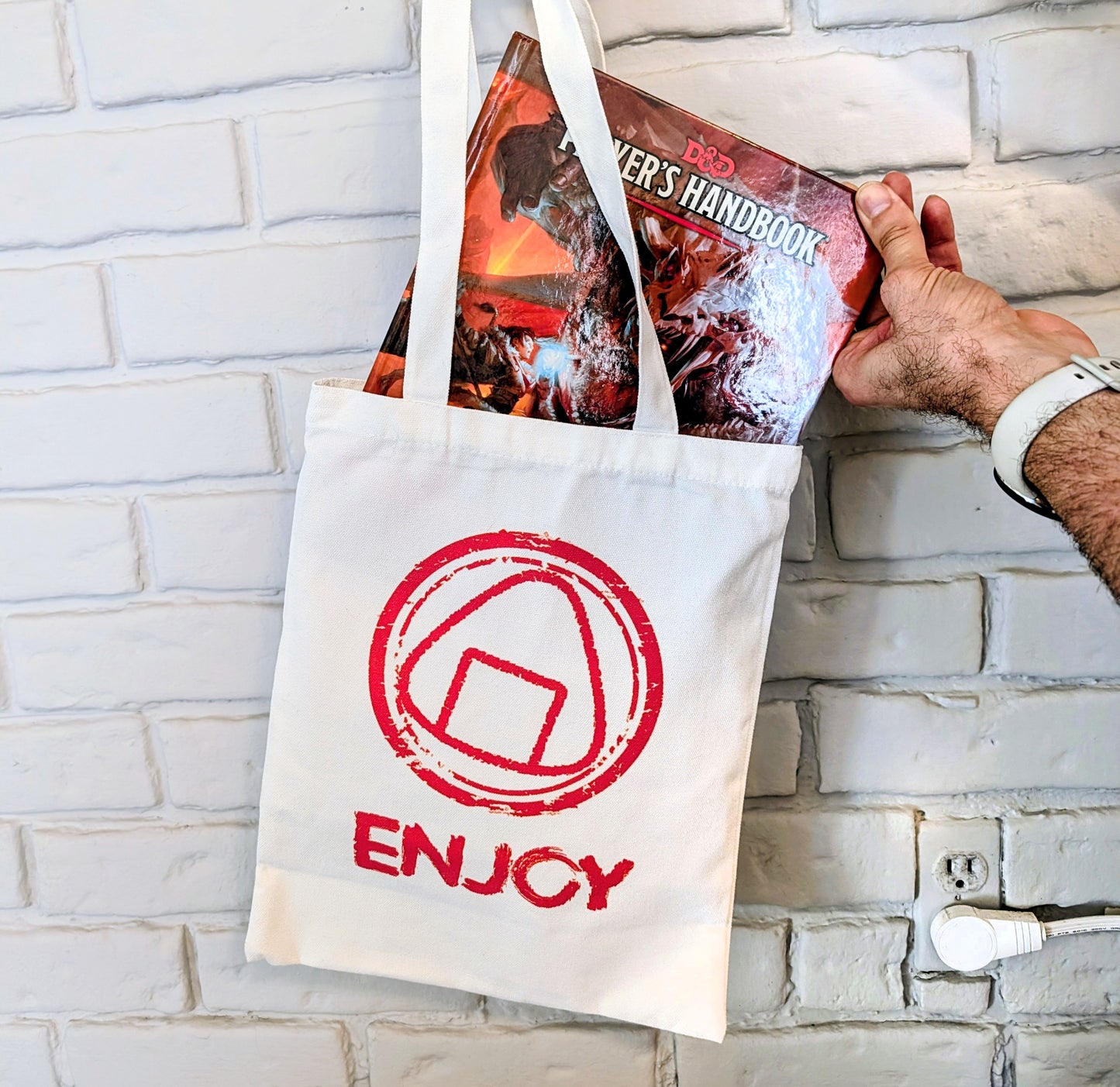 Tote Bag - "Enjoy" Take Out Style