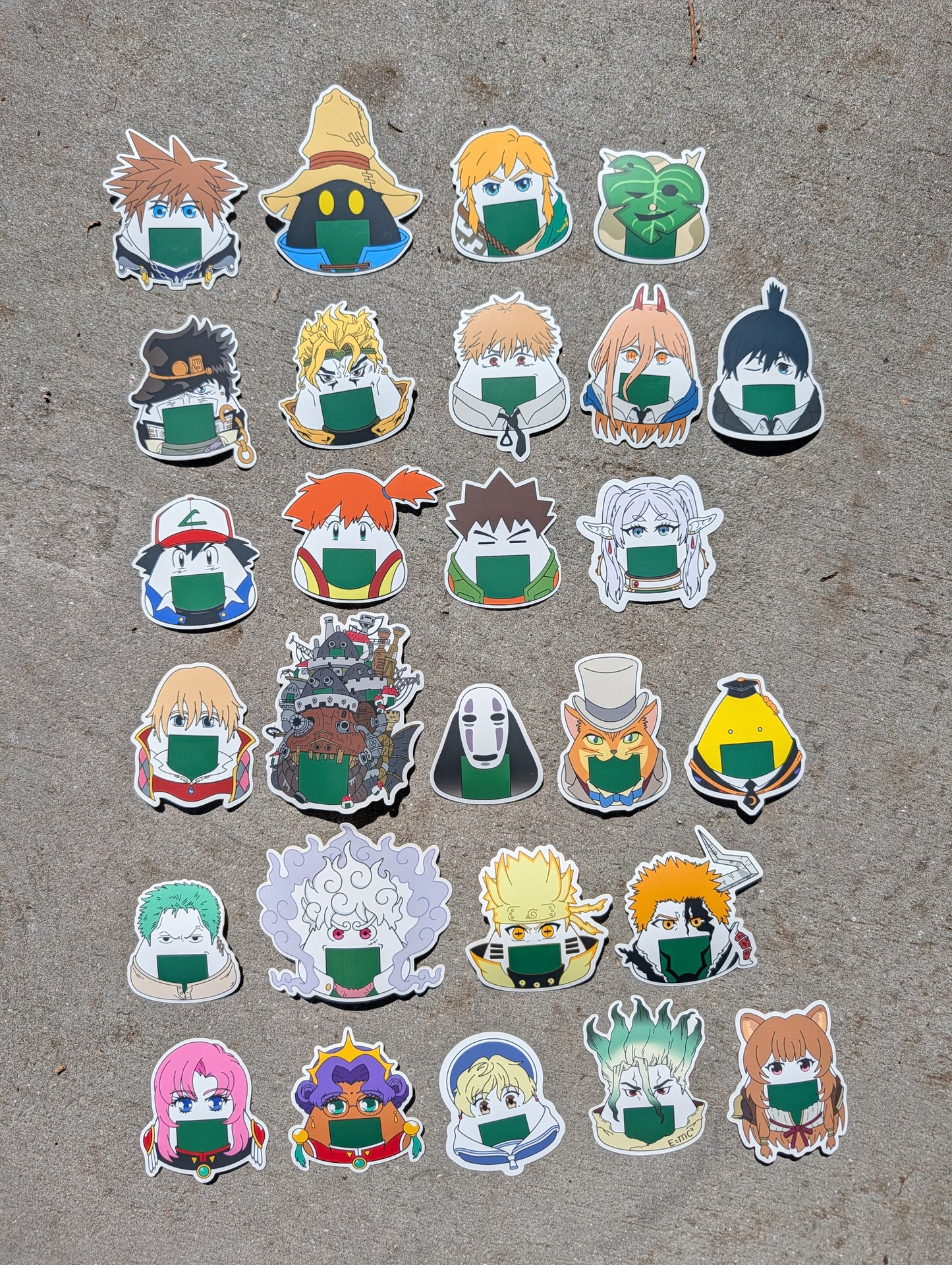 Cosplay Onigiri Vinyl Stickers: New Arrivals
