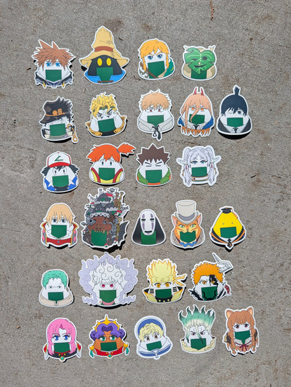 Cosplay Onigiri Vinyl Stickers: New Arrivals