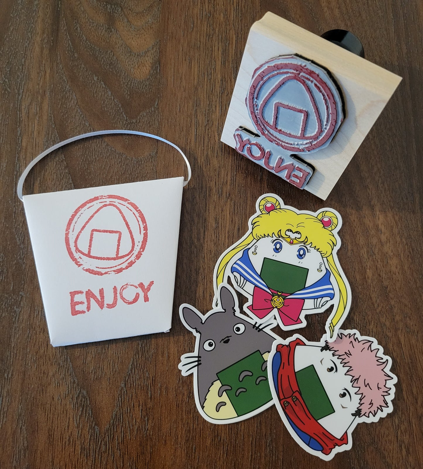 Cosplay Onigiri Villains: Vinyl Stickers