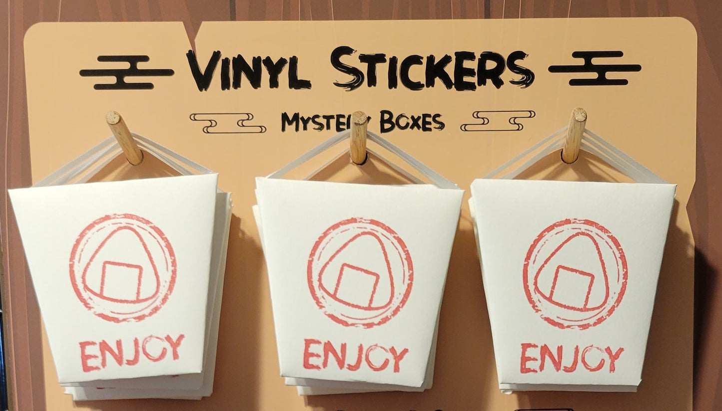 Mystery Sticker Pack (5 stickers each)