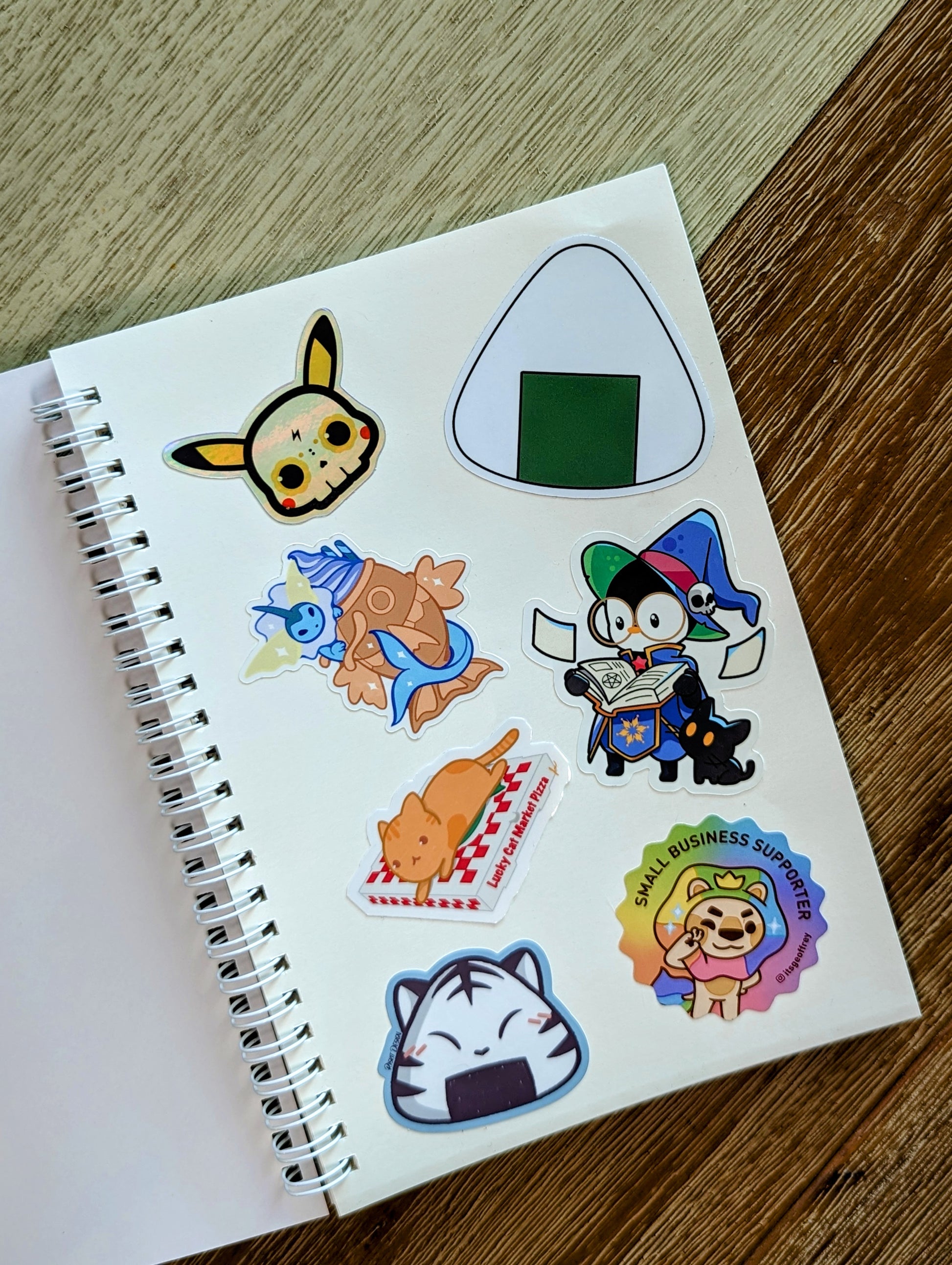 Note book Stickers - Free business Stickers