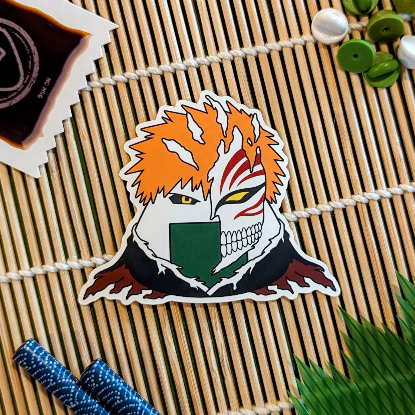 Cosplay Onigiri Villains: Vinyl Stickers