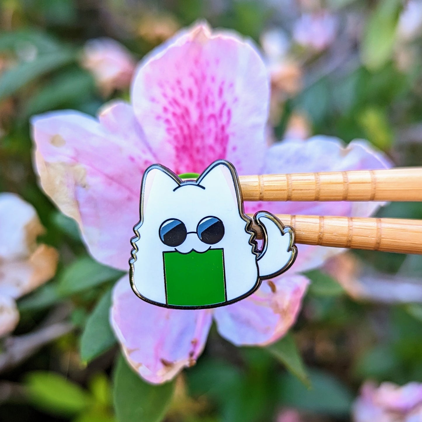 Cat Sensei Onigiri - Mini-Pin - Limited Edition