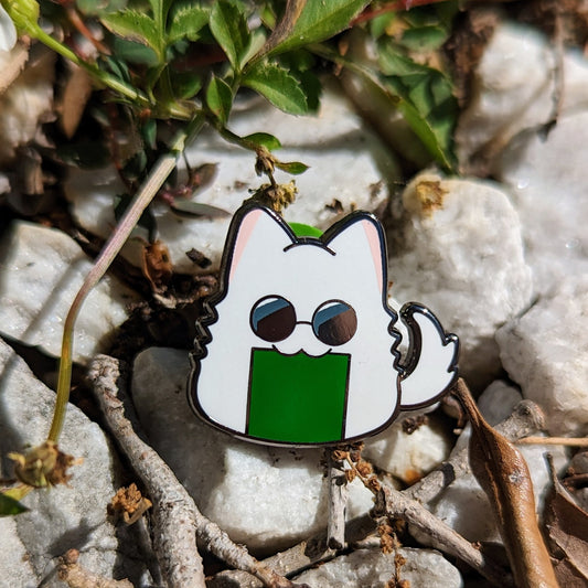 Cat Sensei Onigiri - Mini-Pin - Limited Edition